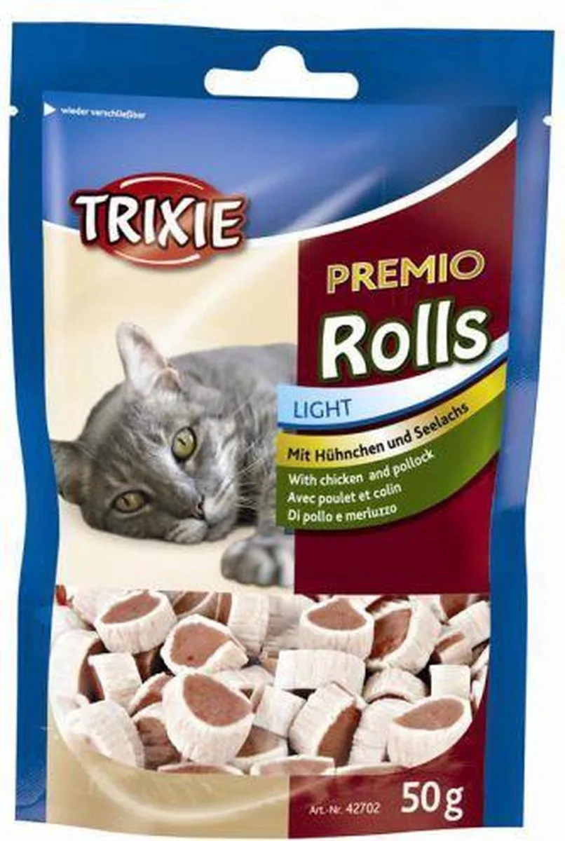 Trixie Premio Rolletjes Vis & Kip 50g