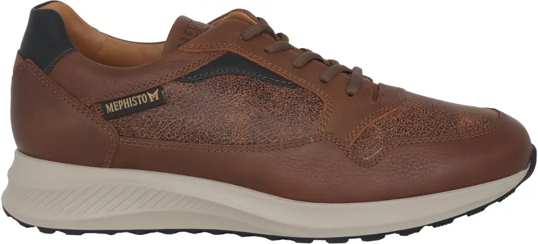 Mephisto Davis - heren sneaker - Bruin - maat 47 (EU) 12 (UK)
