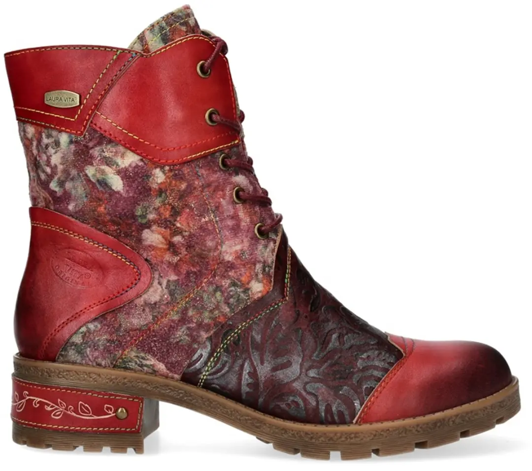 Laura Vita Veterboot Cocrailo 24 SOA0053-24G Grenat Rood