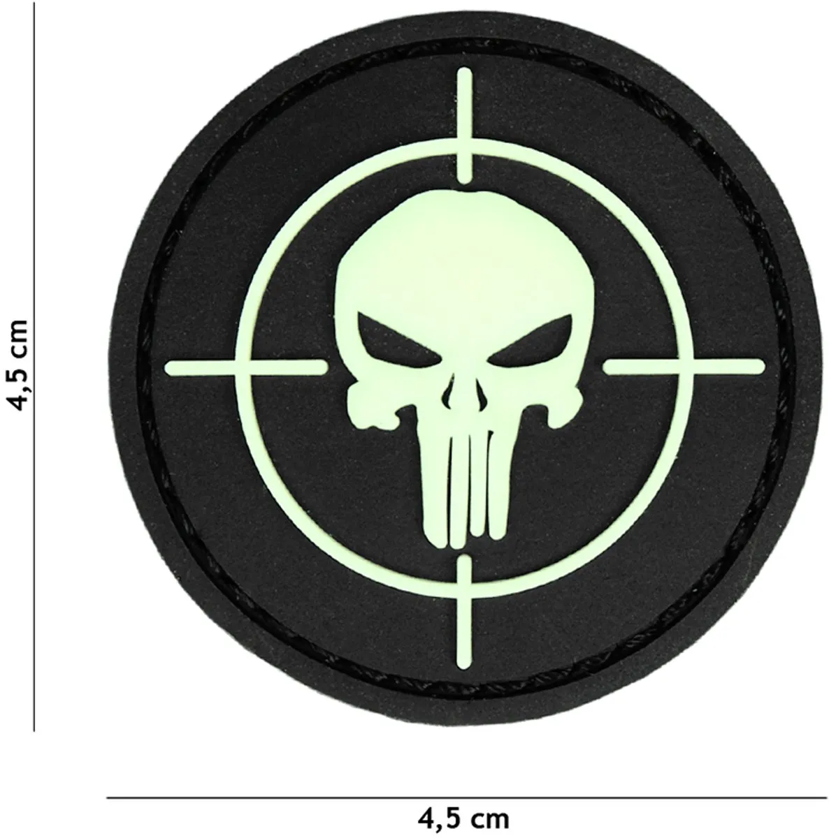 101 Inc Embleem 3D Punisher Vizier Glow In The Dark