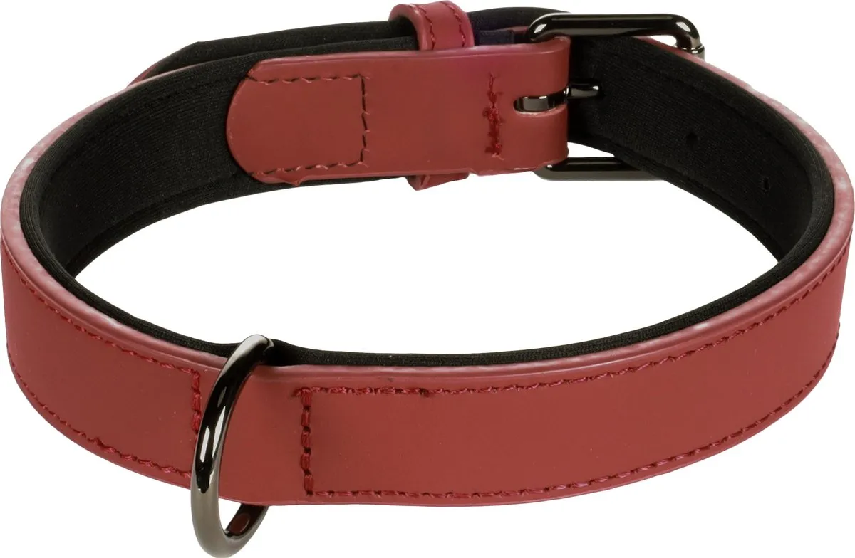 Flamingo Binti Neopreen Hondhalsband Rood M/L 38-48cm