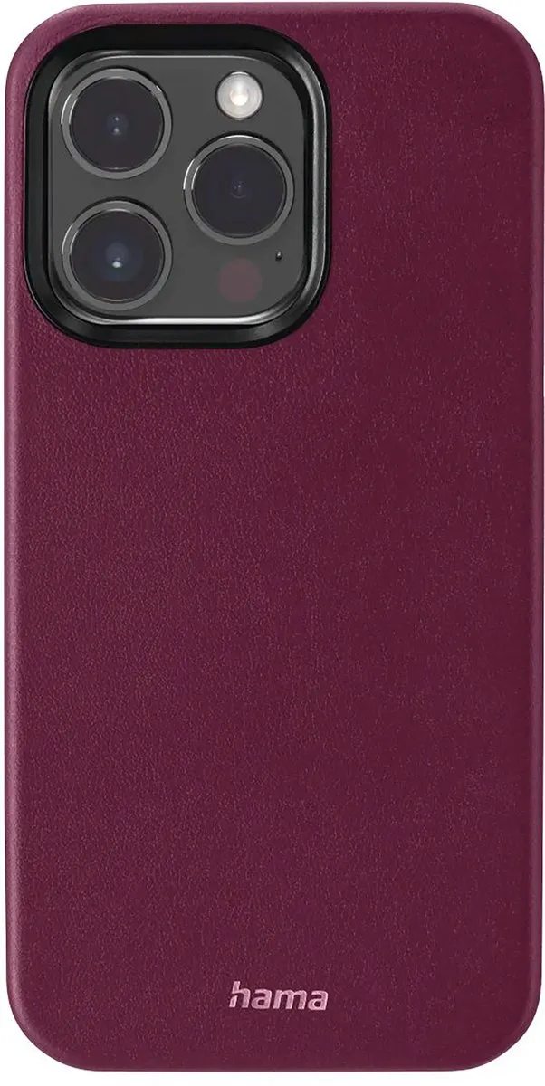 Hama MagCase Finest Sense Cover iPhone 14 Pro - Bordeaux - MagSafe