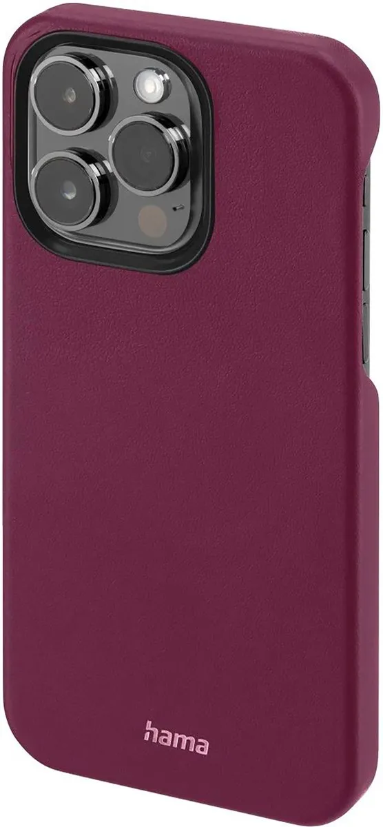 Hama MagCase Finest Sense Cover iPhone 14 Pro - Bordeaux - MagSafe