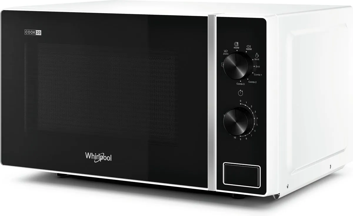 Whirlpool Cook20 MWP 103 W Grill-magnetron 20L - 700W - Wit - afbeelding 4 van 4