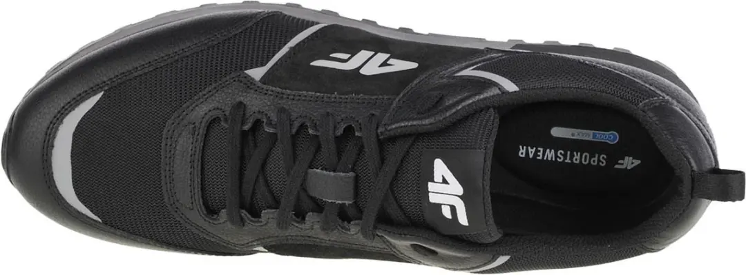 4F Men's Casual H4L-OBML258-21S Sneakers - Zwart 40 - afbeelding 3 van 5