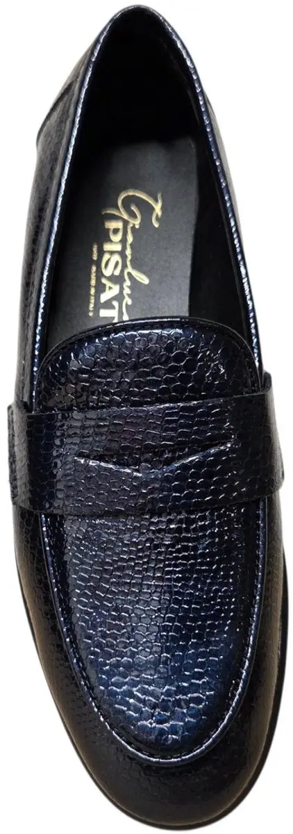 Gianluca Pisati Rosy Tejus Blue Instappers Blauw Lak Dames - Blauw - 38 - afbeelding 2 van 4