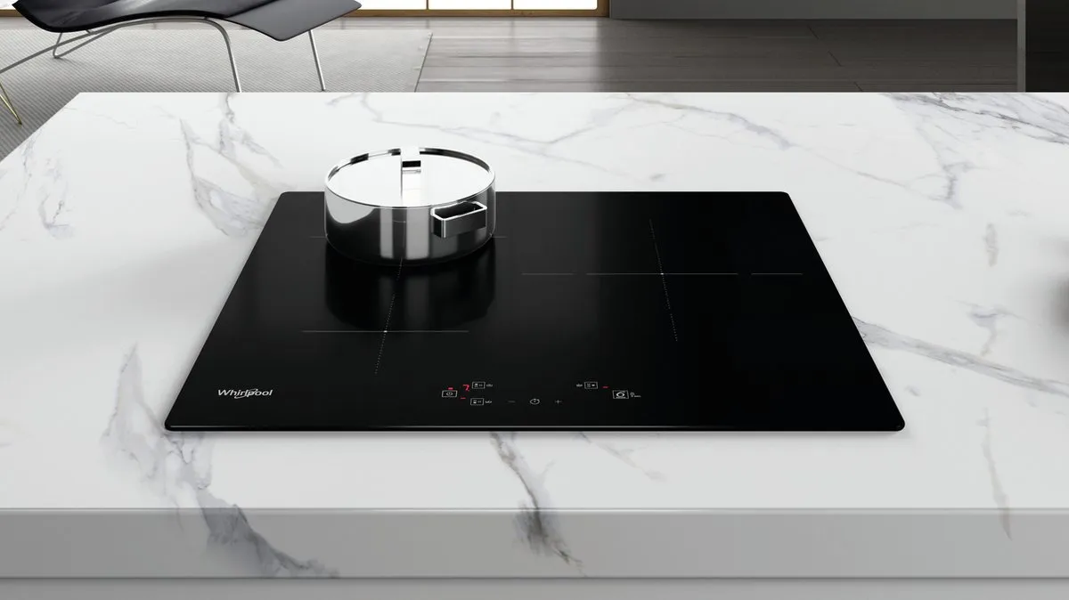 Whirlpool WS Q1160 NE Inductiekookplaat 4 Zones - 7,2 kW - Zwart