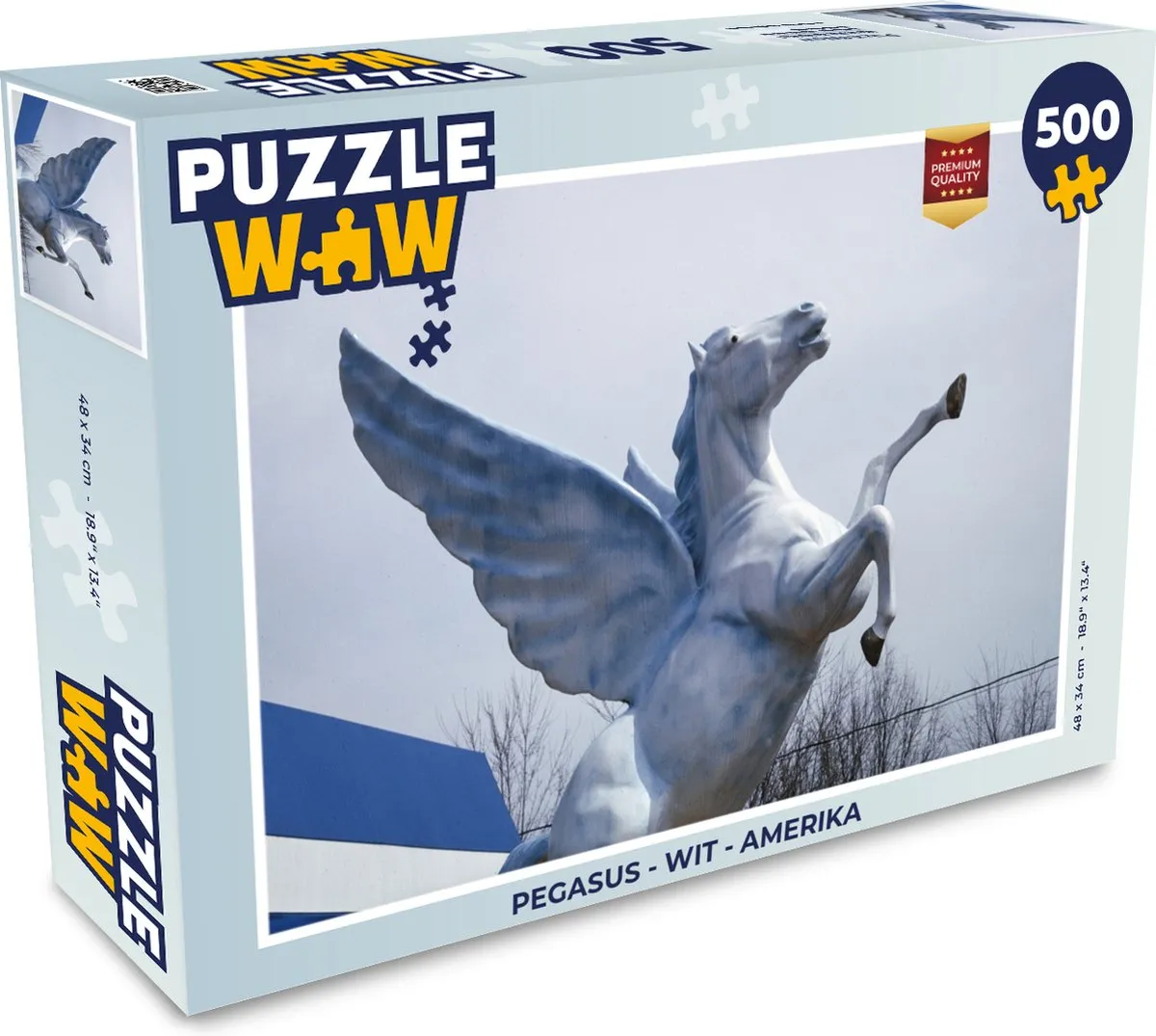 PuzzleWow Pegasus Legpuzzel 500 Stuks