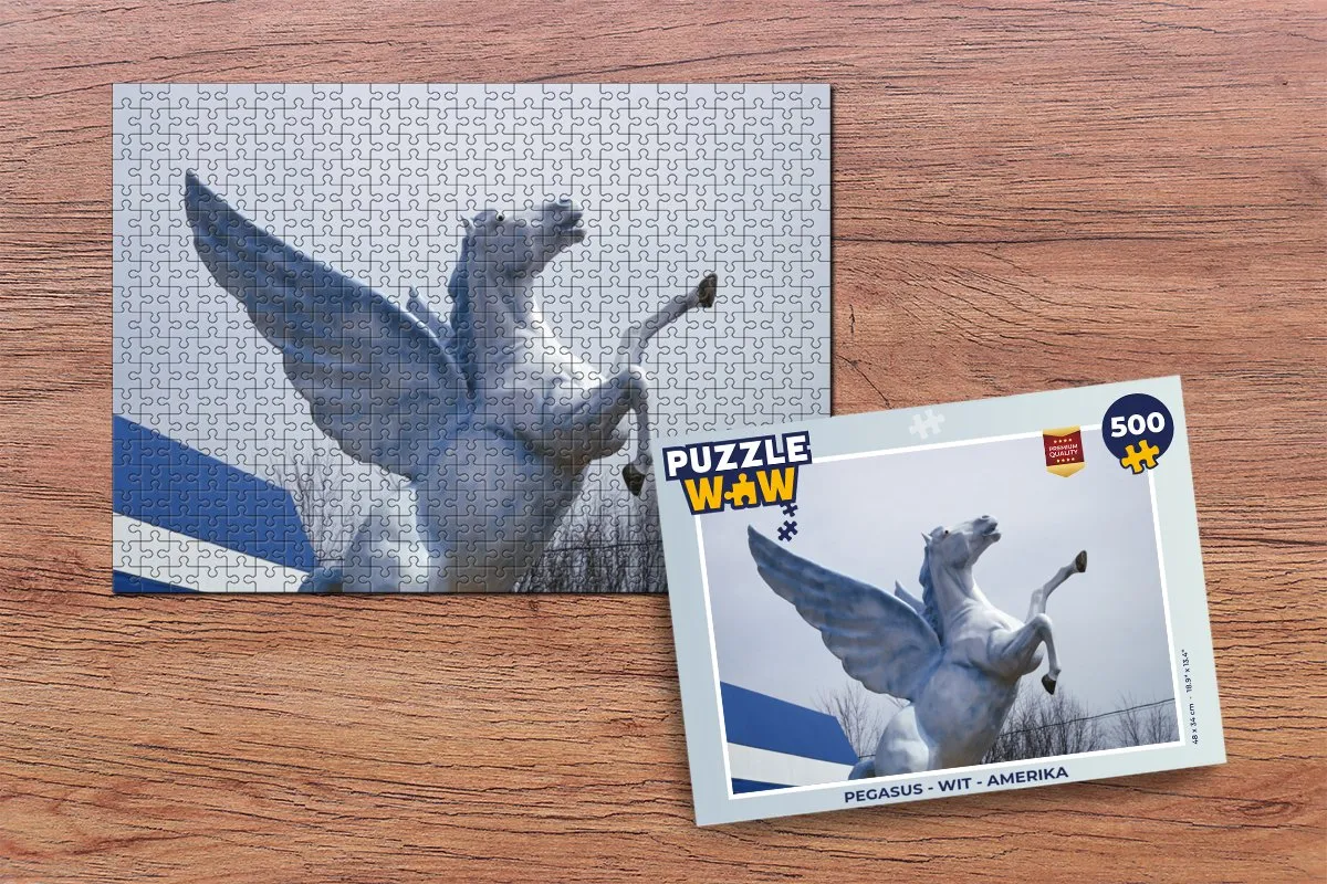 PuzzleWow Pegasus Legpuzzel 500 Stuks - Multicolor