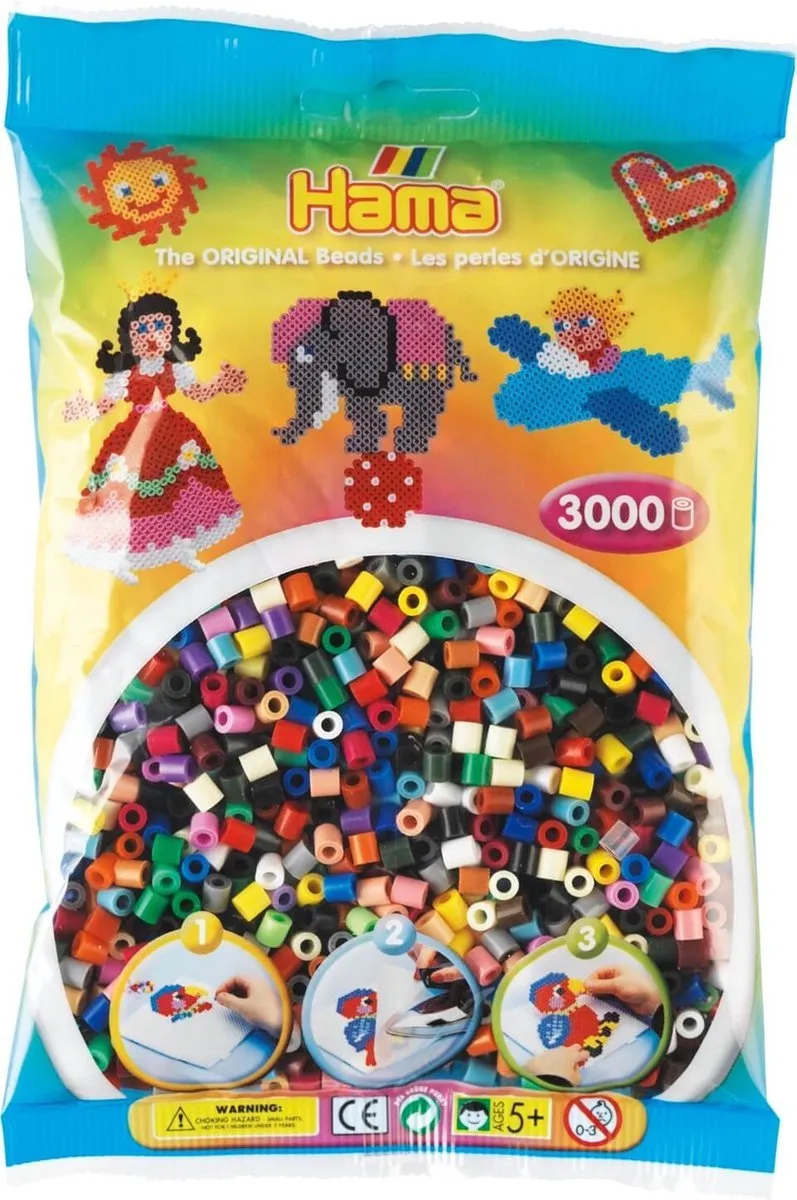 Hama Strijkkralen 3000 Stuks
