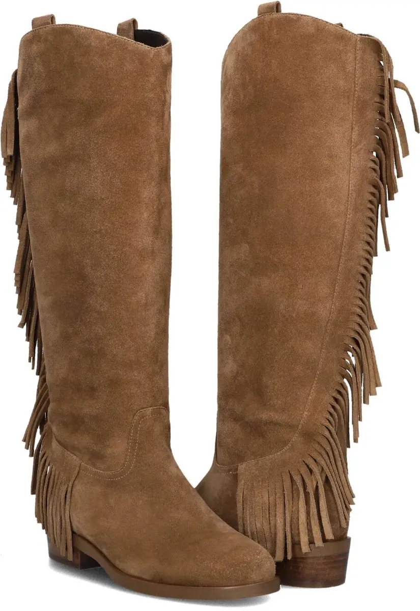 Inuovo E04006 Laarzen - Suède - Dames - Cognac - Maat 38