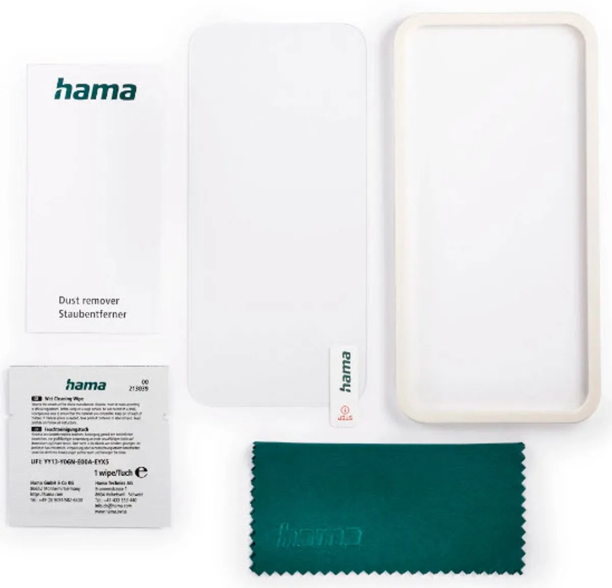 Hama iPhone 15 Pro Screenprotector Clear - Montagehulp