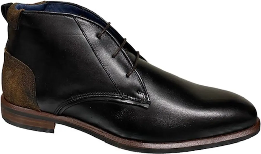 Berkelmans 232006804 Alastaro Black Calf-geklede schoen-halfhoge veterschoen MT