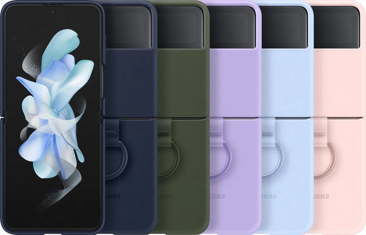 Samsung Siliconen Cover Galaxy Z Flip4 Navy EF-PF721TNEGWW