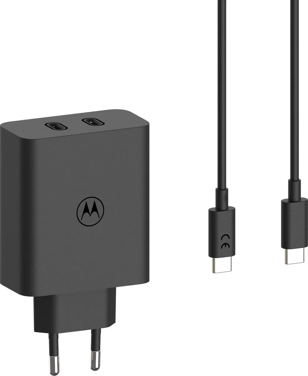 Motorola SJMC1252 USB-C Oplader 125W - Zwart