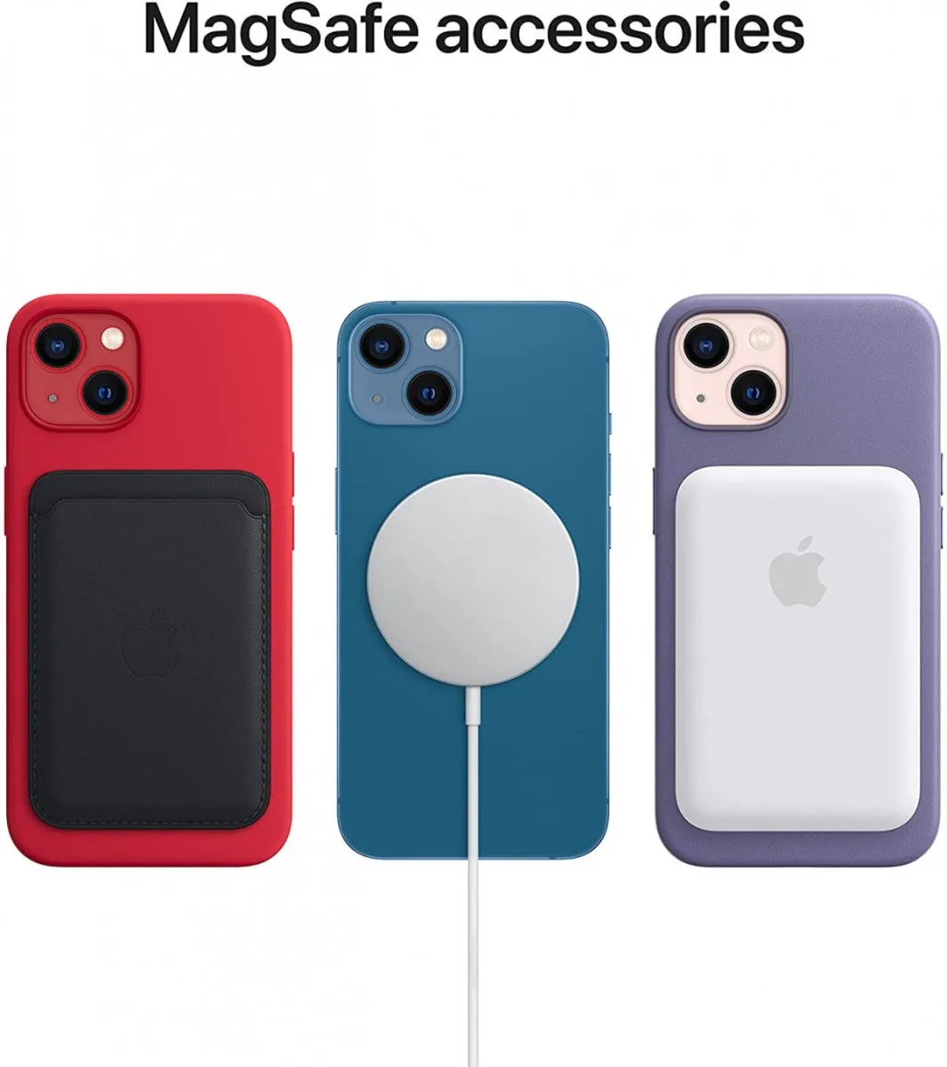 Apple Siliconen Hoesje MagSafe iPhone 13 MM273ZM/A - Ijsblauw
