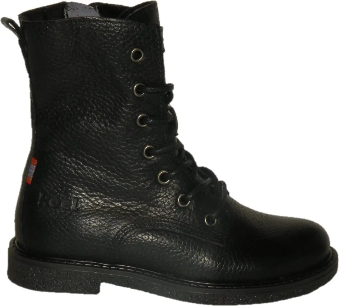 Koel4Kids 11M002 Meisjes Veterboot - Zwart - afbeelding 6 van 6