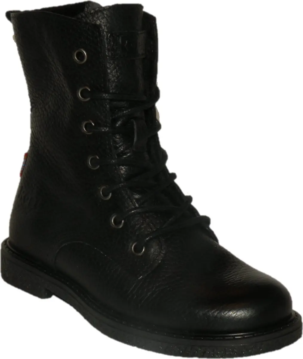 Koel4Kids 11M002 Meisjes Veterboot - Zwart - afbeelding 2 van 6