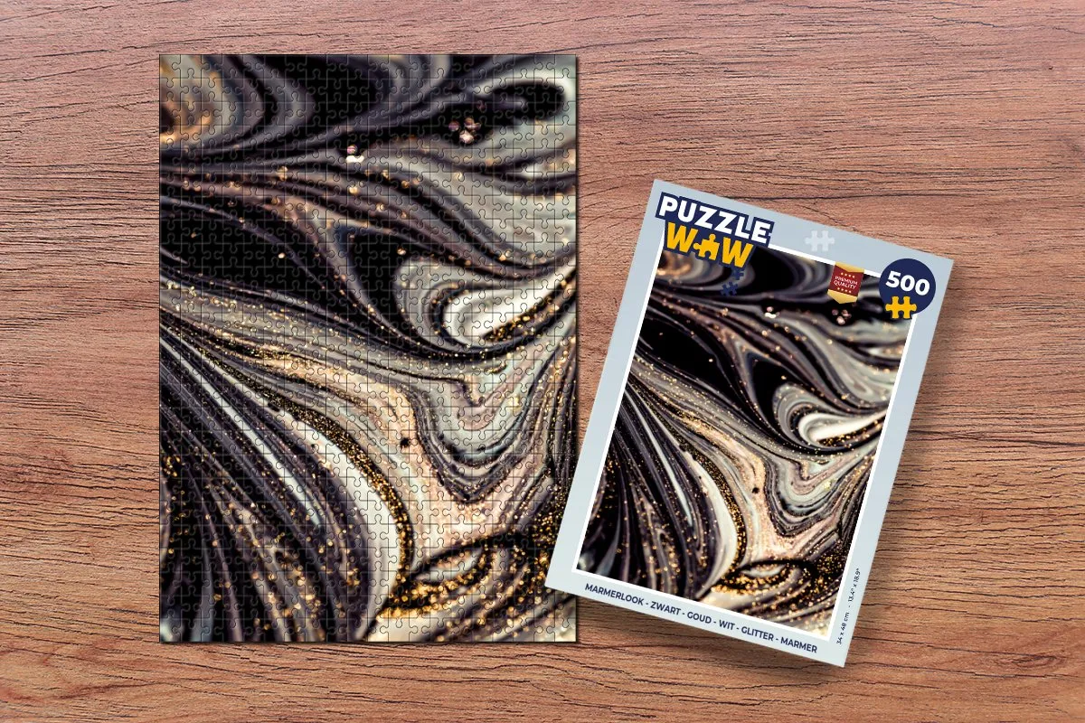 PuzzleWow Marmerlook Legpuzzel 500 Stuks - MPN 7450154917755