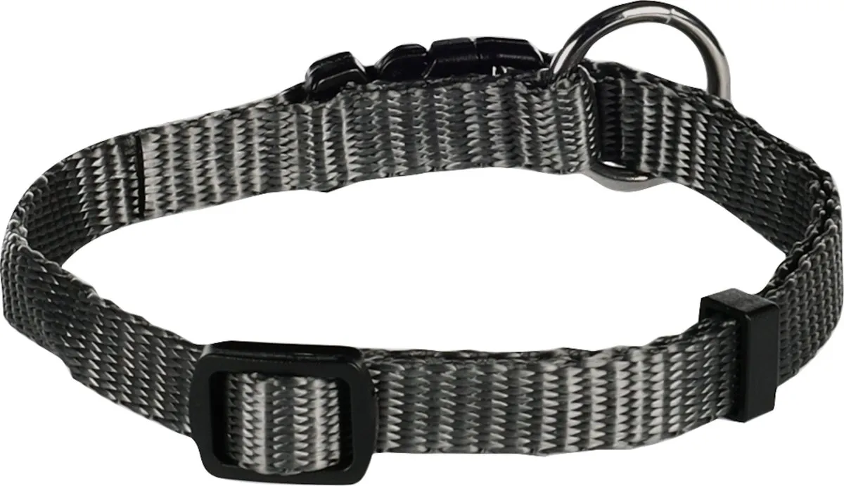 Flamingo Ziggi Halsband - Donkergrijs XS 20-35cm