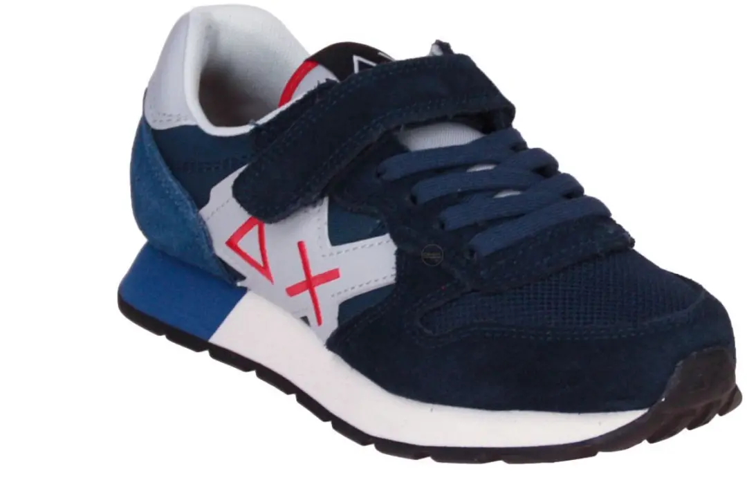 SUN68 Boy's Jaki Solid Kid Navy Blue