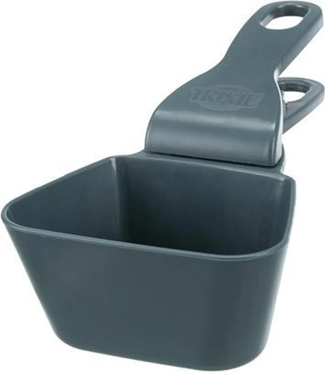 Trixie Voerschep met Afsluitclip 250ml - Grijs