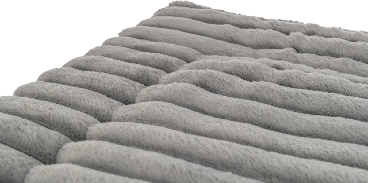 Trixie Ligmat Lonni Ribfluweel - Grijs 90x65cm