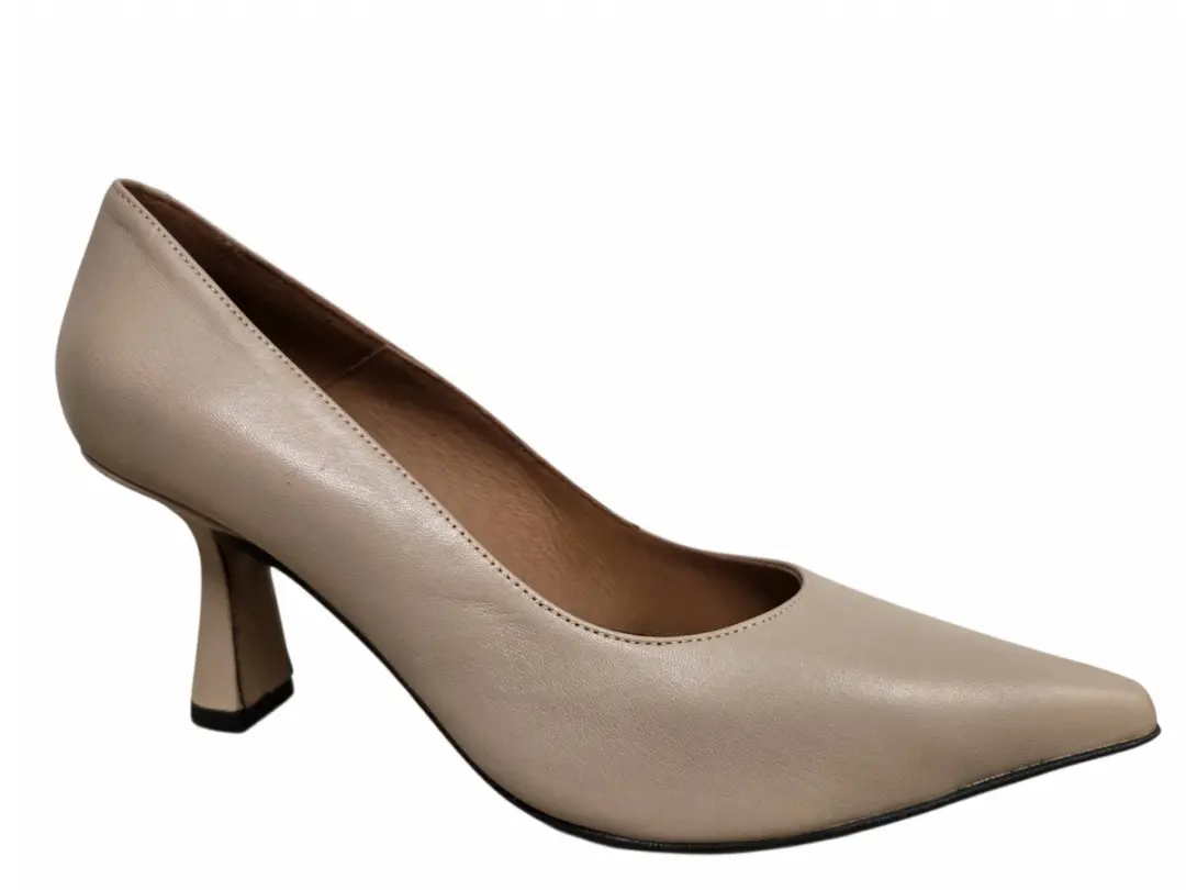 Angel Alarcon 26508 458F Volga Raw Pumps Creme Leer Dames