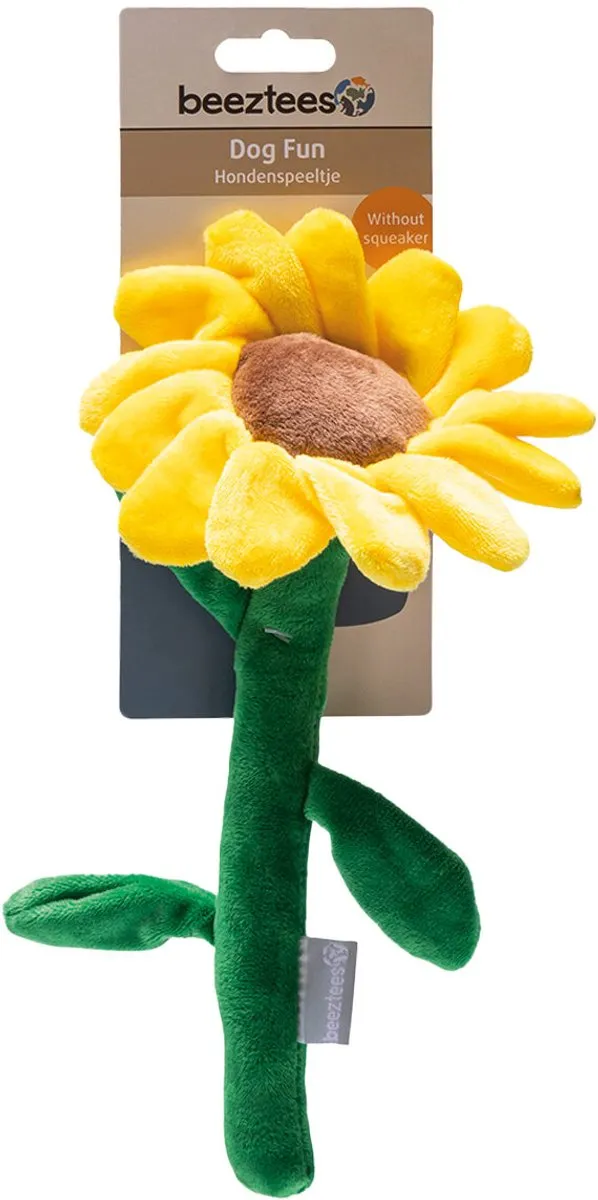 Beeztees Pluche Bloem Daisy - Groen/Wit
