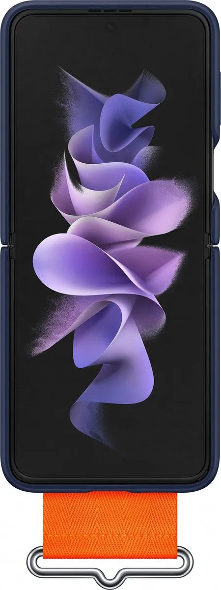 Samsung Galaxy Z Flip3 Siliconen Hoesje - Navy EF-GF711TNEGWW