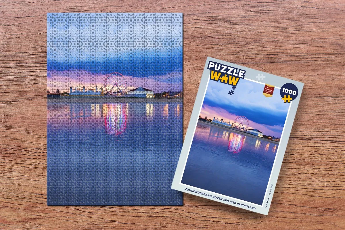 PuzzleWow Wolken Feest Legpuzzel 1000 Stuks - Multicolor