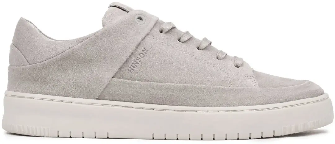 Hinson bennet P4 sneakers heren lichtgrijs suède