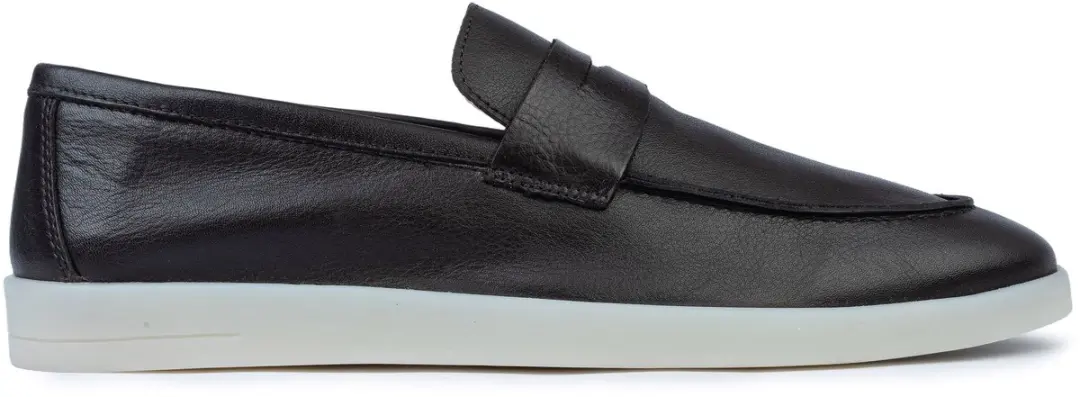 Omnio milan loafers heren donkerbruin leer