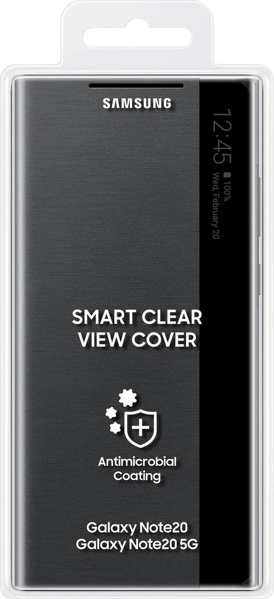 Samsung Clear View Hoesje Galaxy Note20 EF-ZN980CBEGEU - Zwart