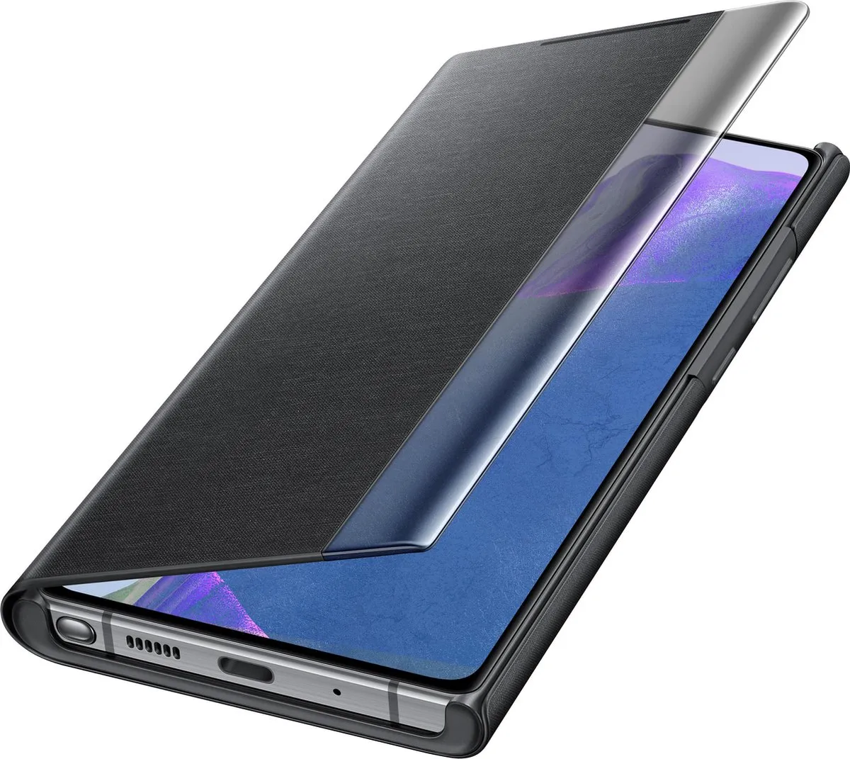 Samsung Clear View Hoesje Galaxy Note20 EF-ZN980CBEGEU - Zwart