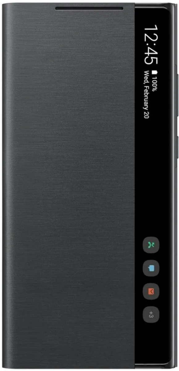 Samsung Clear View Hoesje Galaxy Note20 EF-ZN980CBEGEU - Zwart