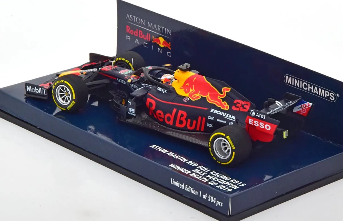 Formule 1 Aston Martin Red Bull Racing RB15 #33 Minichamps - 1:43 - Brazil GP 2019