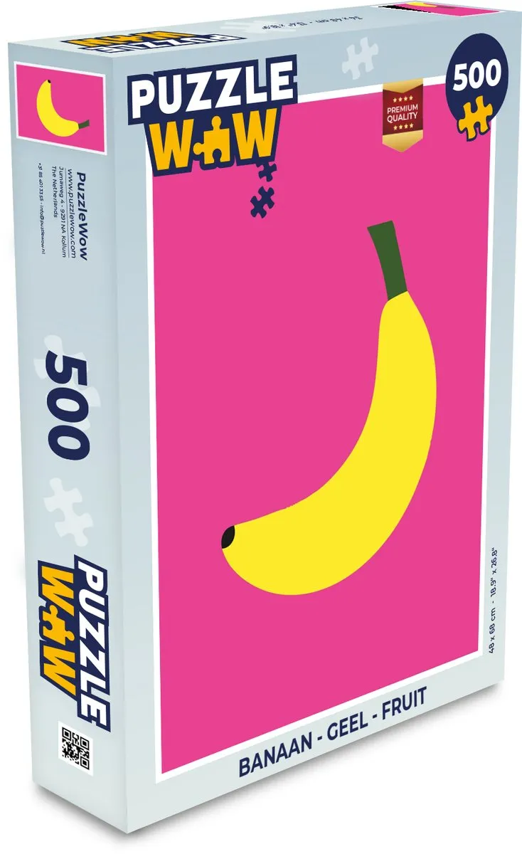 PuzzleWow Banaan Legpuzzel 500 Stuks