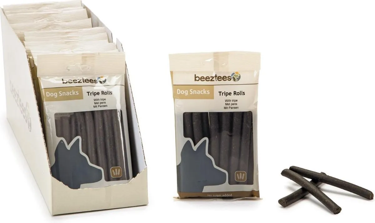 Beeztees Tripe Rolls Hondensnack 150g