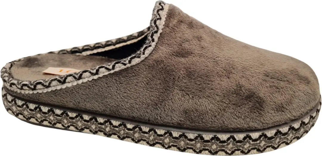 Longo 1135449 74 Grau Dames Pantoffels