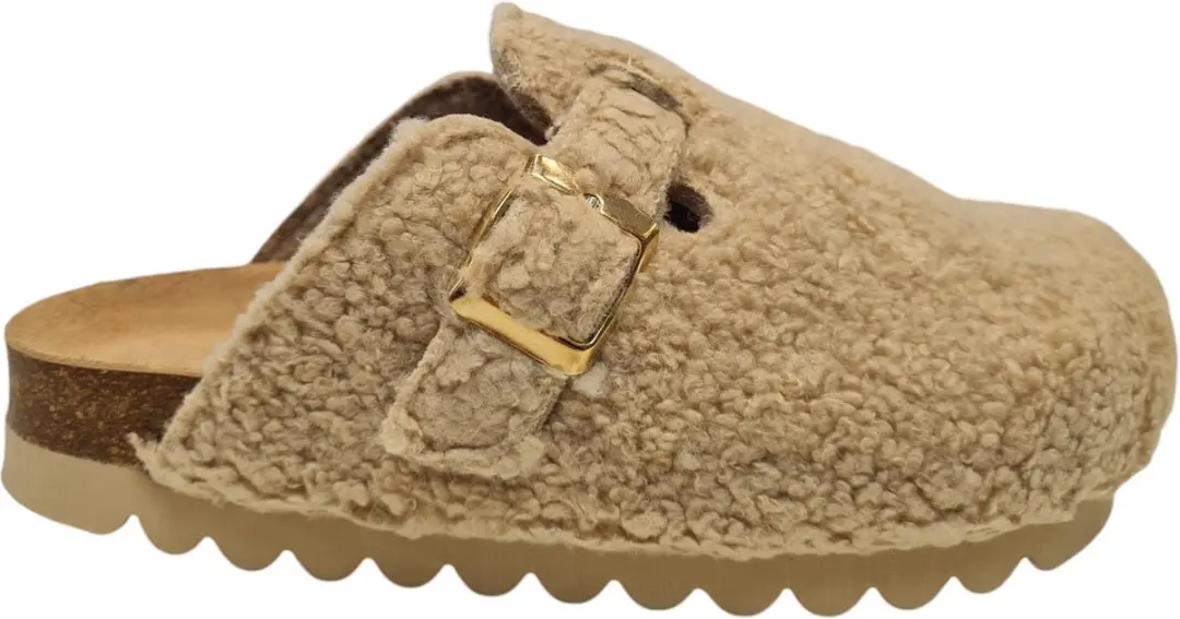 Longo 1135601 Natur * Dames Pantoffels