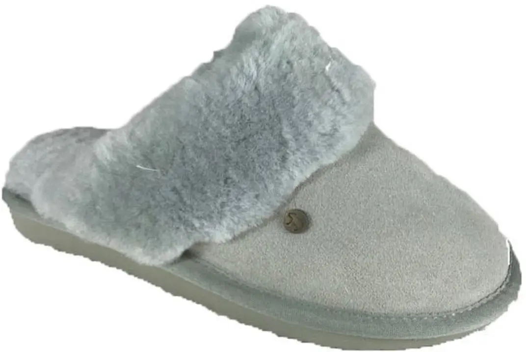 Warmbat Flurry Ice Blue damespantoffels