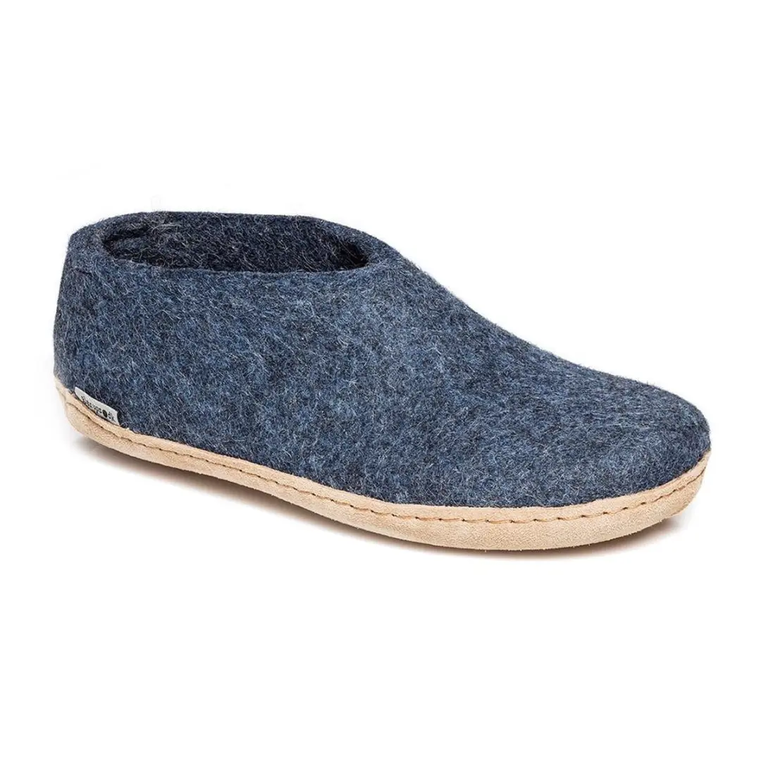Glerups Schoen met leren zool-Blauw-37 - afbeelding 2 van 6