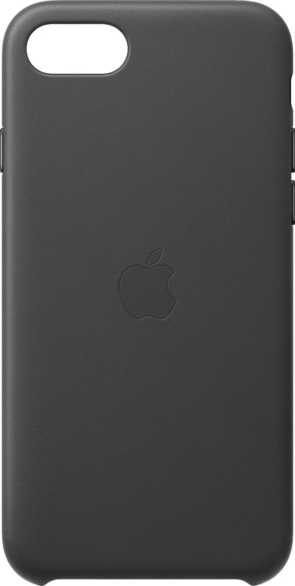 Apple Leren Hoesje iPhone SE (2020) - Zwart - MPN 190199610521