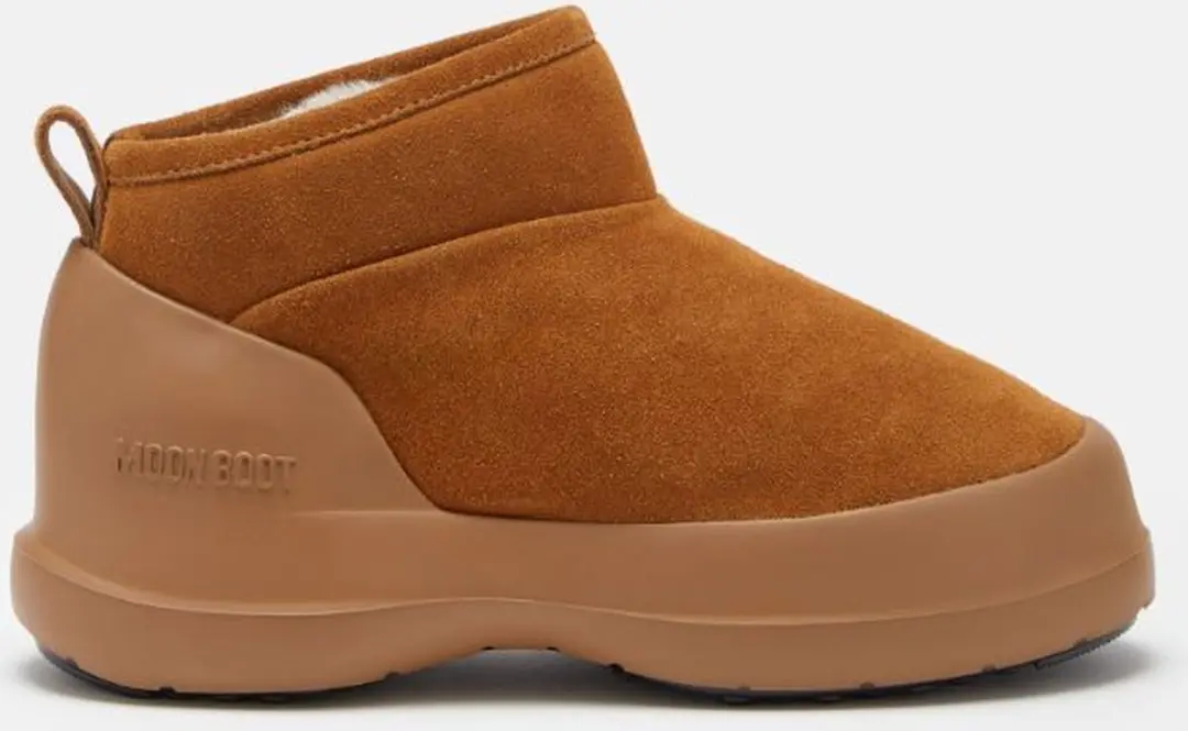 MOON BOOT LUNA LOW BROWN SUEDE BOOTS Thermoboots / Snowboots / Sneeuwlaarzen Jon