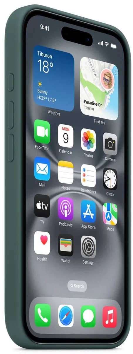 Apple iPhone 16 Lake Green Hoesje - Siliconen - MagSafe MYY83ZM/A