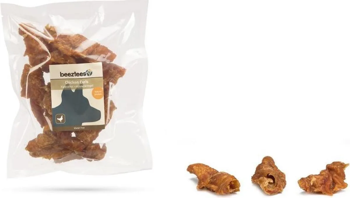 Beeztees Kip Krullen Hondensnack 200g