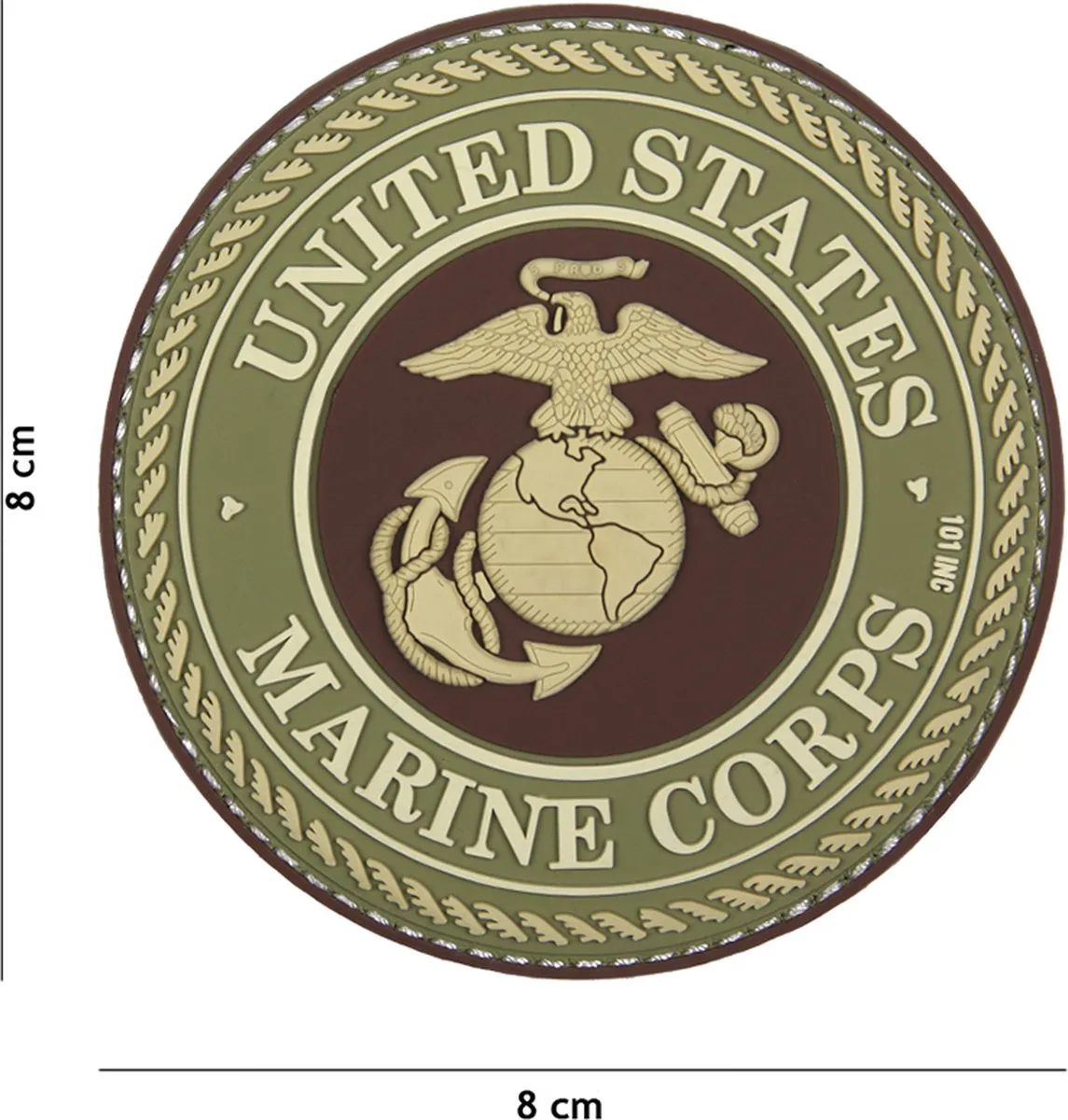 101 Inc Embleem 3D PVC United States Marine Corps