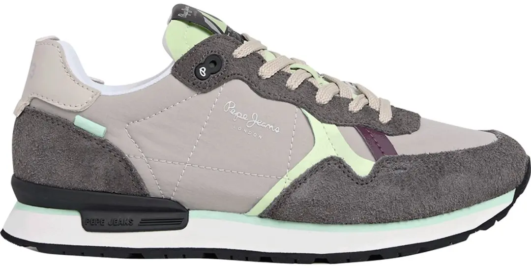 Pepe Jeans Brit Air Schoenen Grijs EU 36 Vrouw