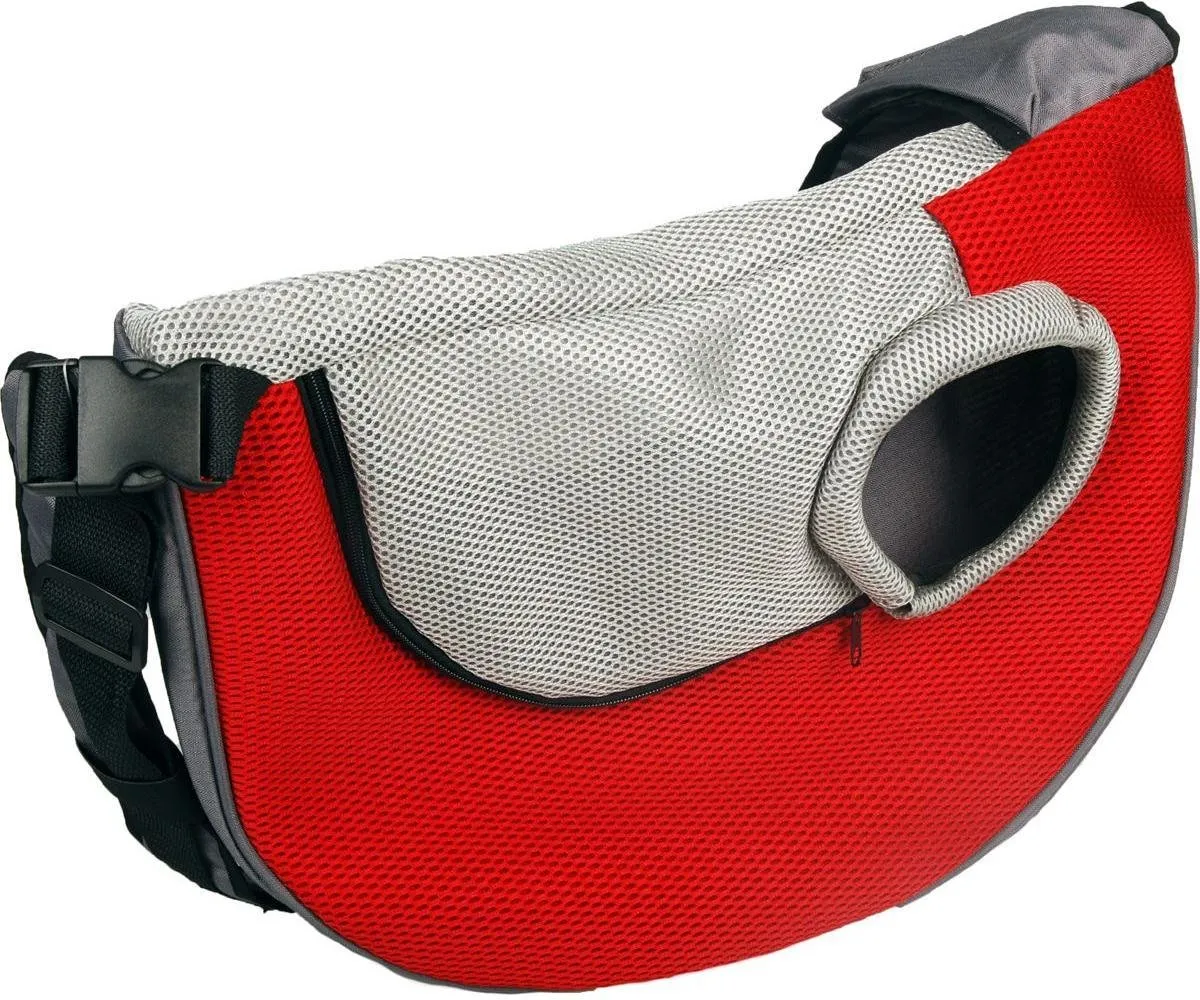 Flamingo Skip Buikdrager Honden- & Kattenentas - Rood & Grijs - 50cm - 10kg